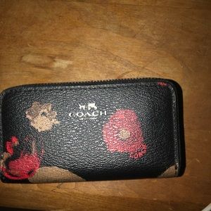 Coach mini card wallet